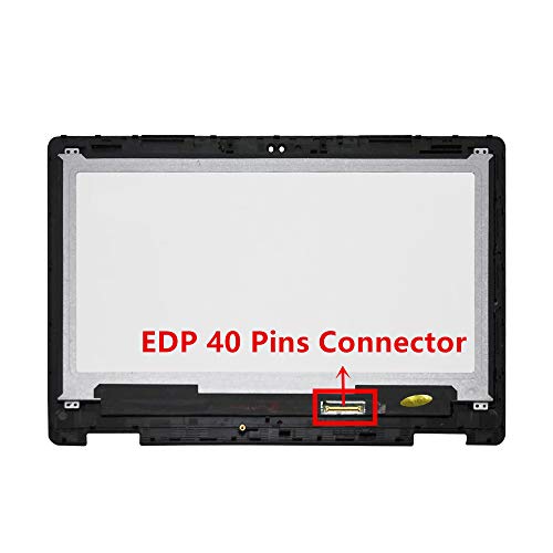 LCDOLED Replacement 13.3 inches FHD IPS LCD Display Touch Screen Digitizer Assembly with Bezel for Dell Inspiron 13 7368 7378 i7368 i7378(NOT for LP133WF2 NV133FHM-N45 N133HCE-EAA) (40 Pins Connector) - Image 2