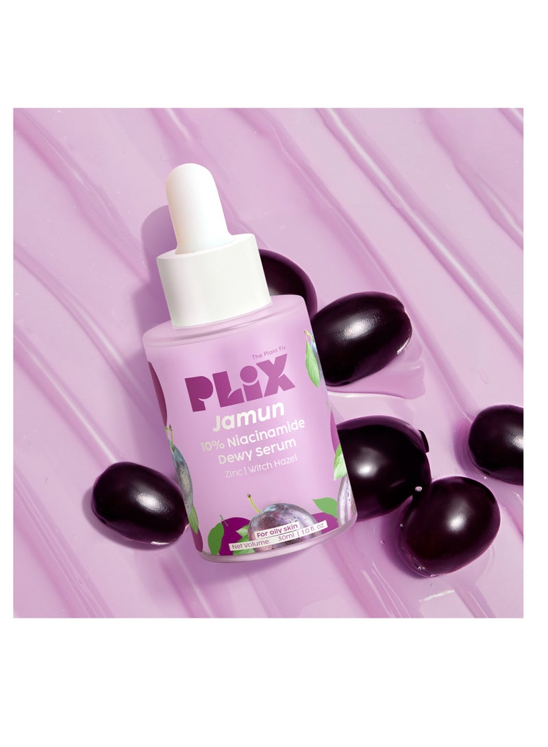 PLIX THE PLANT FIX 10% Niacinamide Face Serum for Acne Marks, Blemishes, Oil Control - Skin Clarifying Jamun Serum for Men And Women with Acne-Prone Skin - 30ml - Image 2