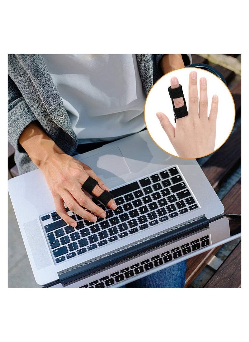 Y&D - 4pcs Trigger Finger Splint, Adjustable Knuckle Immobilizer, Splint Immobilizer for Fracture, Sprain, Fracture Pain - Image 1