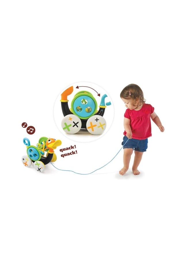 Yookidoo - Baby Whistling Pull Along Duck For 12 Mon - Image 1