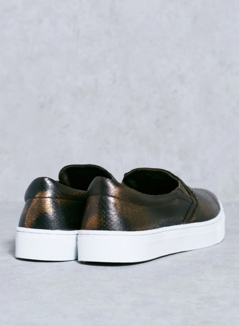 GUESS Snake Print Slip Ons