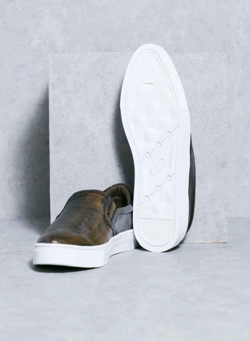 GUESS Snake Print Slip Ons
