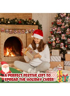 Patelai Patelai 40 Pcs Western Christmas Ornament Western Tree Ornament Cowboy Horse Highland Cow Cactus Wooden Hanging Decorations Western Theme Party Decorations for Xmas Tree Home Decor(Highland Cow)  - Image 5