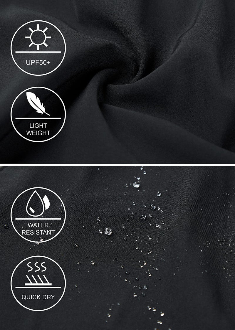 Libin Women's Cargo Hiking Pants Lightweight Quick Dry Pants Athletic Workout Casual Outdoor Zipper Pockets, Black M - Image 4