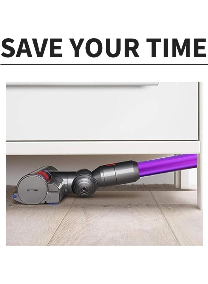 RION Replacement Wand Extension Tube for Dyson V7/V8/V10/V11/V15, Quick-Release Vacuum Wand Compatible with Dyson Cordless Stick Vacuums – 29.13” Long (Purple) - Image 4