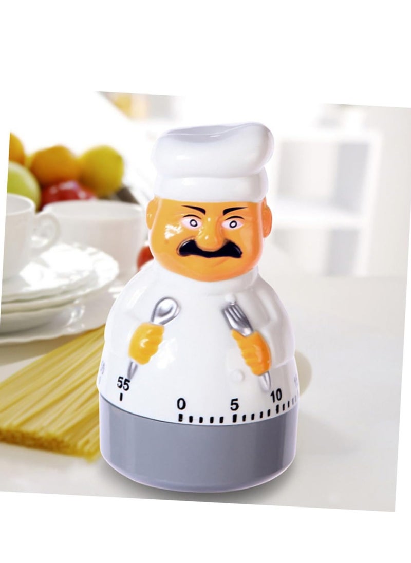 HALAMODO - Creative Kitchen Timer Machinery Chef Alarm Clock Timer 60 Minutes Timing Egg Timer for Meeting Exam Classroom Automatically Ring for Cooking Timing Tool - Image 1
