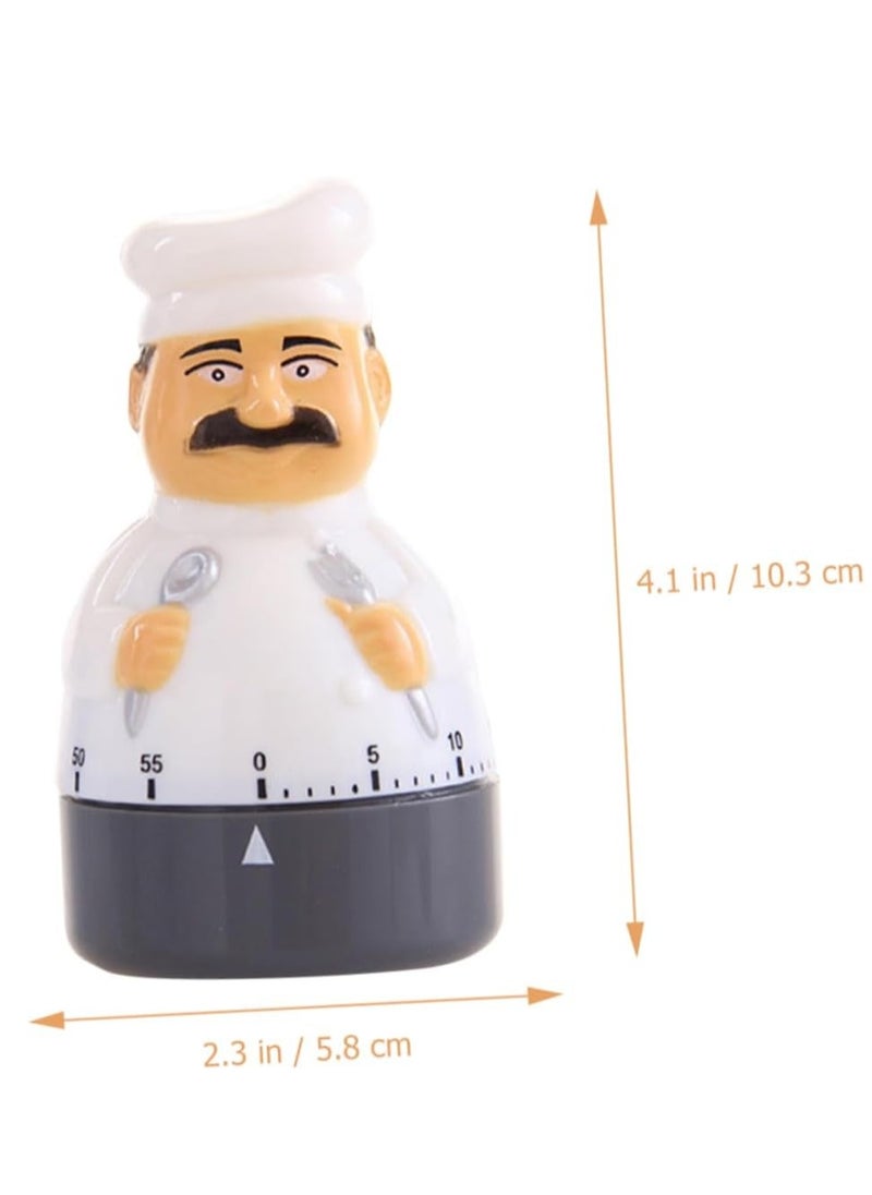 HALAMODO - Creative Kitchen Timer Machinery Chef Alarm Clock Timer 60 Minutes Timing Egg Timer for Meeting Exam Classroom Automatically Ring for Cooking Timing Tool - Image 1