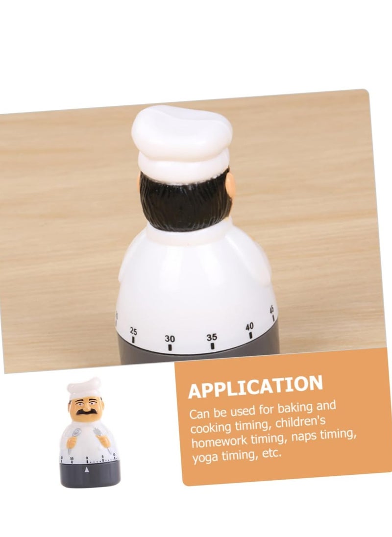 HALAMODO - Creative Kitchen Timer Machinery Chef Alarm Clock Timer 60 Minutes Timing Egg Timer for Meeting Exam Classroom Automatically Ring for Cooking Timing Tool - Image 1