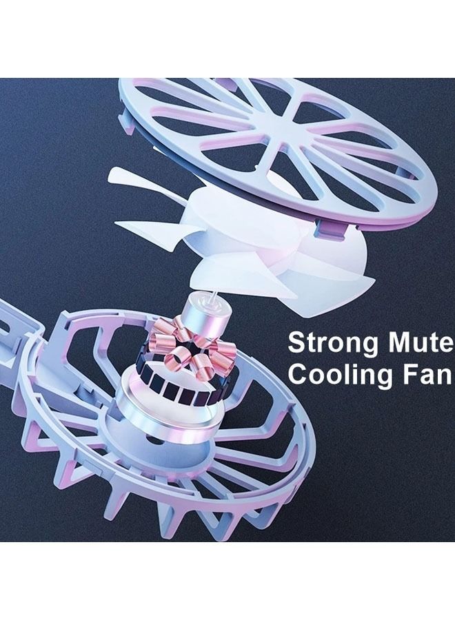 Arabest Cooling Laptop Stand Adjustable Angle Folding Tablet Holder With Mute Cooling Fan - Image 5