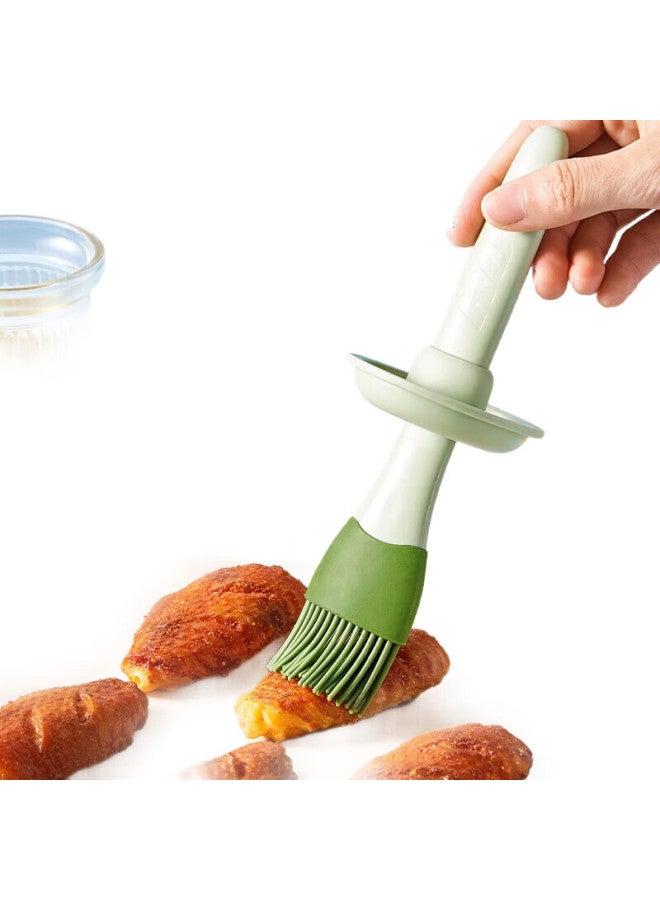 Suncojia Oil Brush Bottle, Glass Oil Bottle, Silicone Oil Brush, Kitchen And Barbecue Tool - Image 2