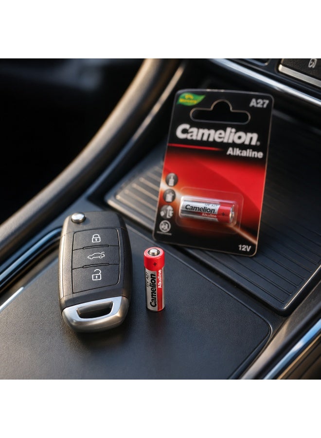 Camelion A27 12V Alkaline Remote Control Battery for Wireless Remotes, Doorbells & Alarm Systems - Image 3