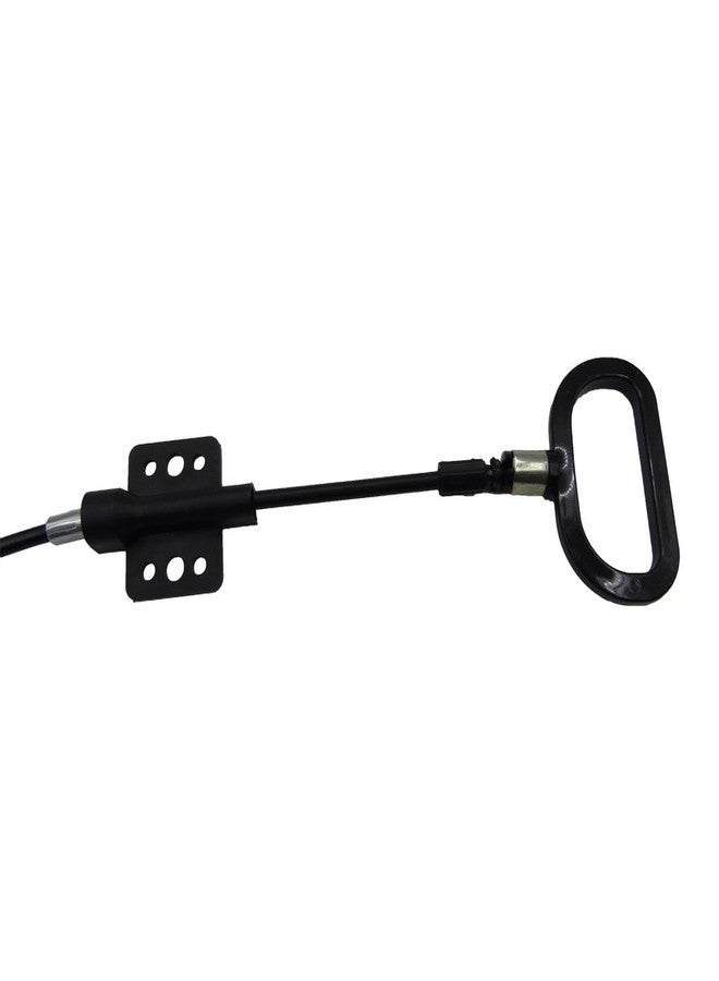 TKMOS 2 Pieces Recliner Release Cable Replacement D-Ring Pull Handle, Exposed Length 4.75" with S Tip - Image 3