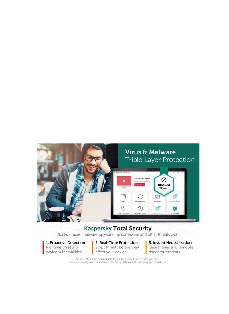 Kaspersky Kaspersky Total Security | 5 Devices | 1 Year | 2 Accounts  - Image 2