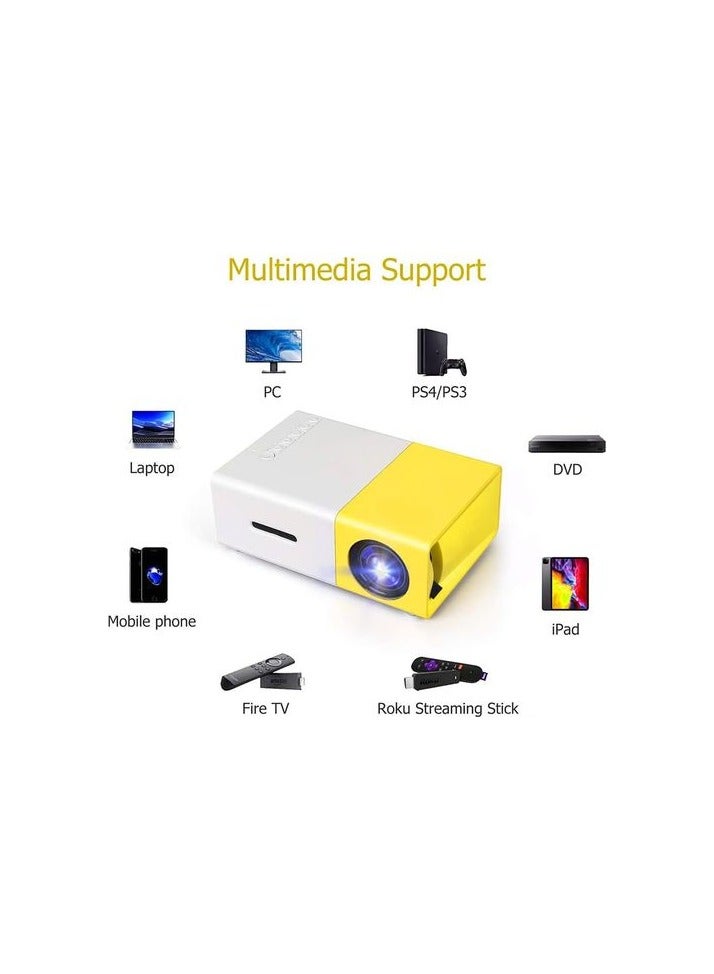 Portable Mini LED Projector For Home Cinema HD - Image 3