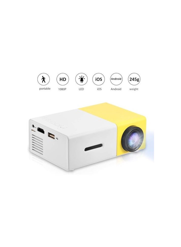 Portable Mini LED Projector For Home Cinema HD - Image 4