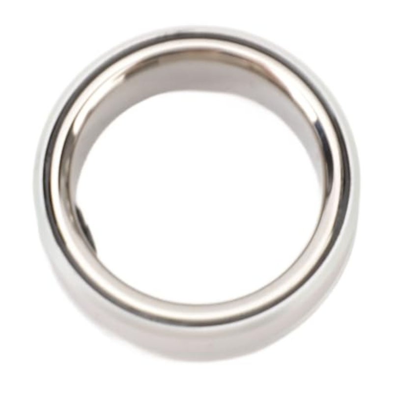 Fitness smart ring for daily life use, made of hypoallergenic stainless steel, black color, waterproof with body temperature monitoring - Image 2