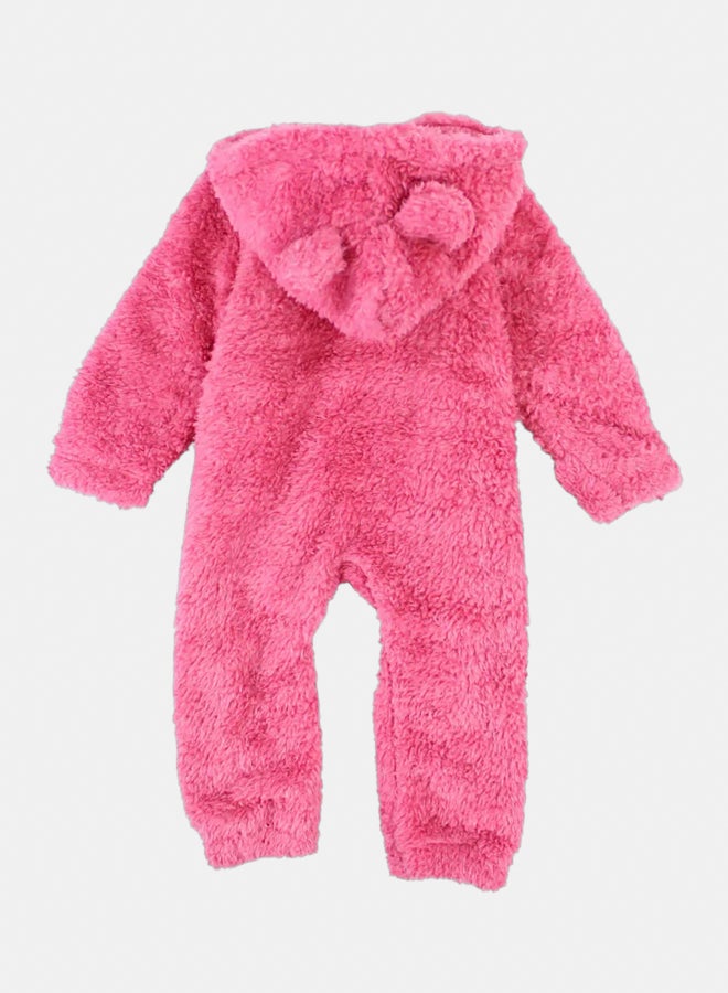 اوركيدز أفرول فرو بدون قدمين للرضع البنات – وردي باهت - Image 2