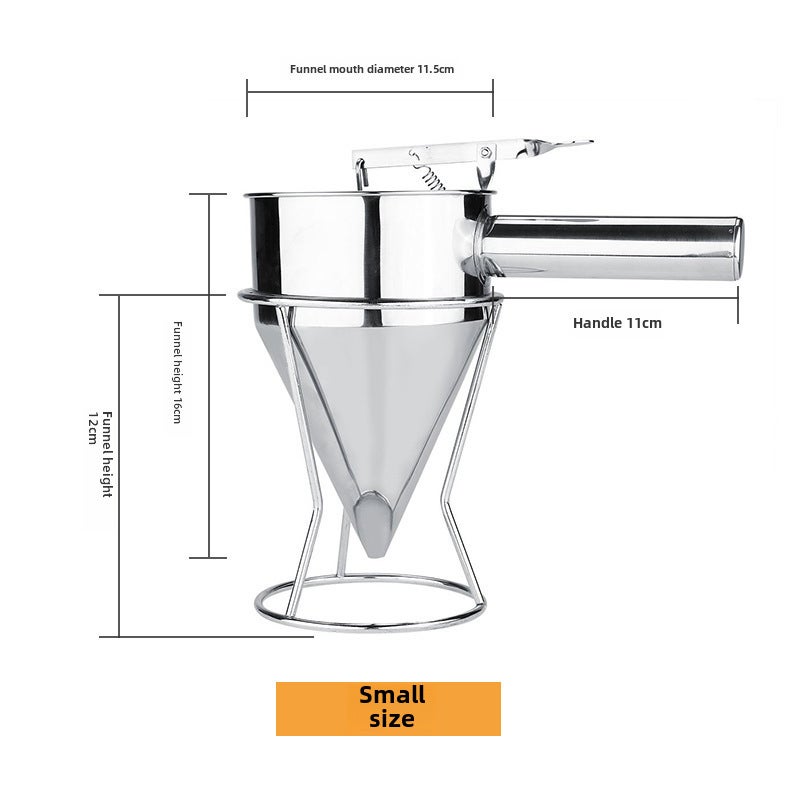 Stainless Steel Baking Tool Set Conical Octopus Shape - Compact Rust Resistant Handy Design for Home Bakers Small Kitchens - Image 1