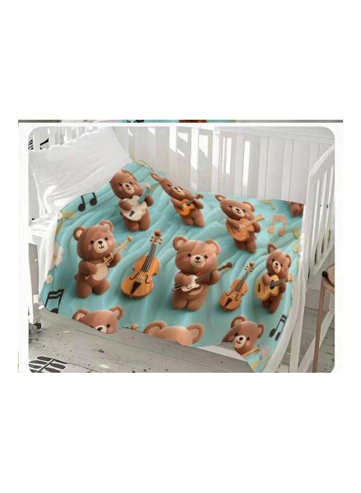 general Flannel thin blanket (warm and comfortable, suitable for sleep, gaming, dust removal and sandproof) 150cm*200cm - 73 - Image 3