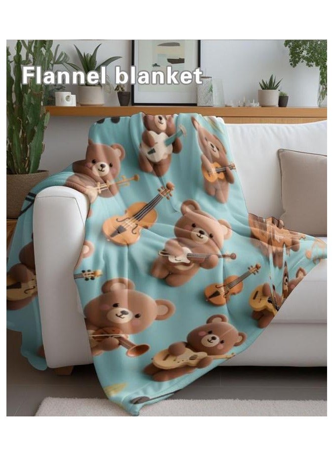 general Flannel thin blanket (warm and comfortable, suitable for sleep, gaming, dust removal and sandproof) 150cm*200cm - 73 - Image 4