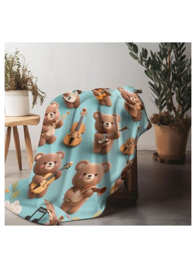 general Flannel thin blanket (warm and comfortable, suitable for sleep, gaming, dust removal and sandproof) 150cm*200cm - 73 - Image 5