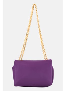 Women Textured Cross Body Bag 21 L x 14 H x 7 W cm, Purple - pzsku/Z53728148DB71A8C3B49CZ/45/_/1737643105/4970d352-d887-45a0-b620-6ad7343c0220