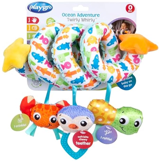OCEAN ADVENTURE TWIRLY WHIRLY - POLYBAG – ENGAGING BABY TOY FOR DEVELOPMENT AND SENSORY PLAY, 0+ MONTHS - Image 3