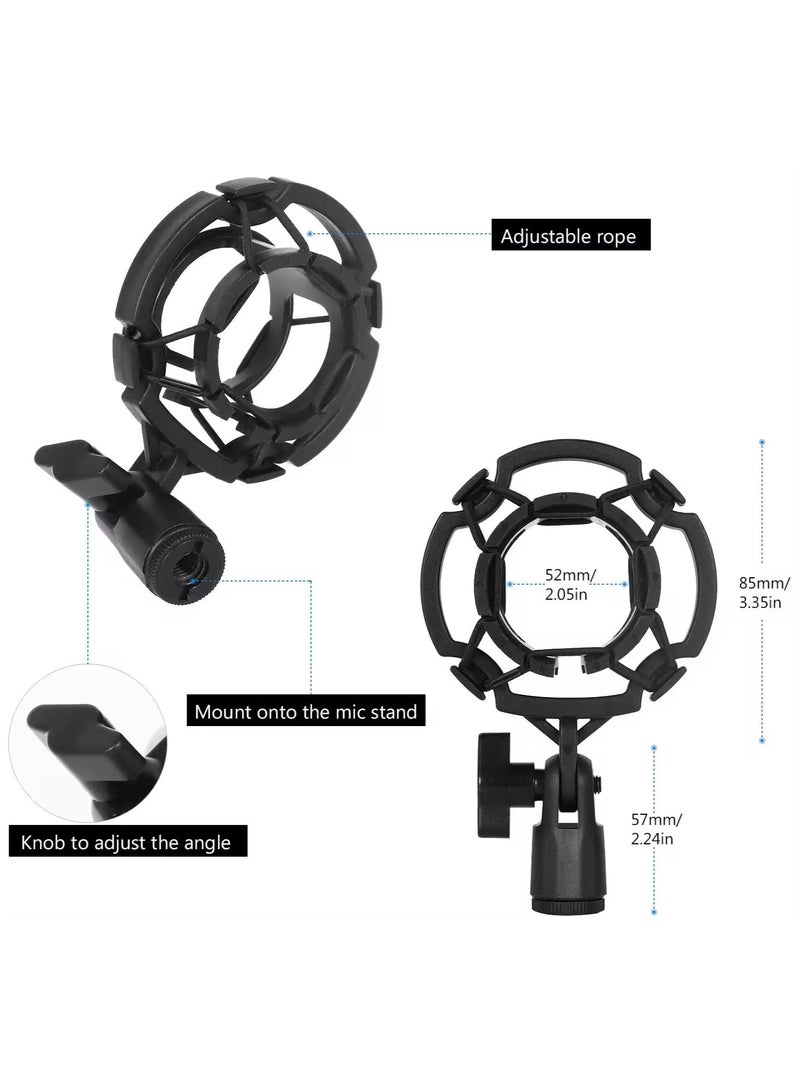 Legendary Live Broadcast Microphone, Set Condenser Computer Audio/KTV 3.5mm Wired Sound Recording Condenser Microphone MIC V8 Sound Card with KIT - Image 4