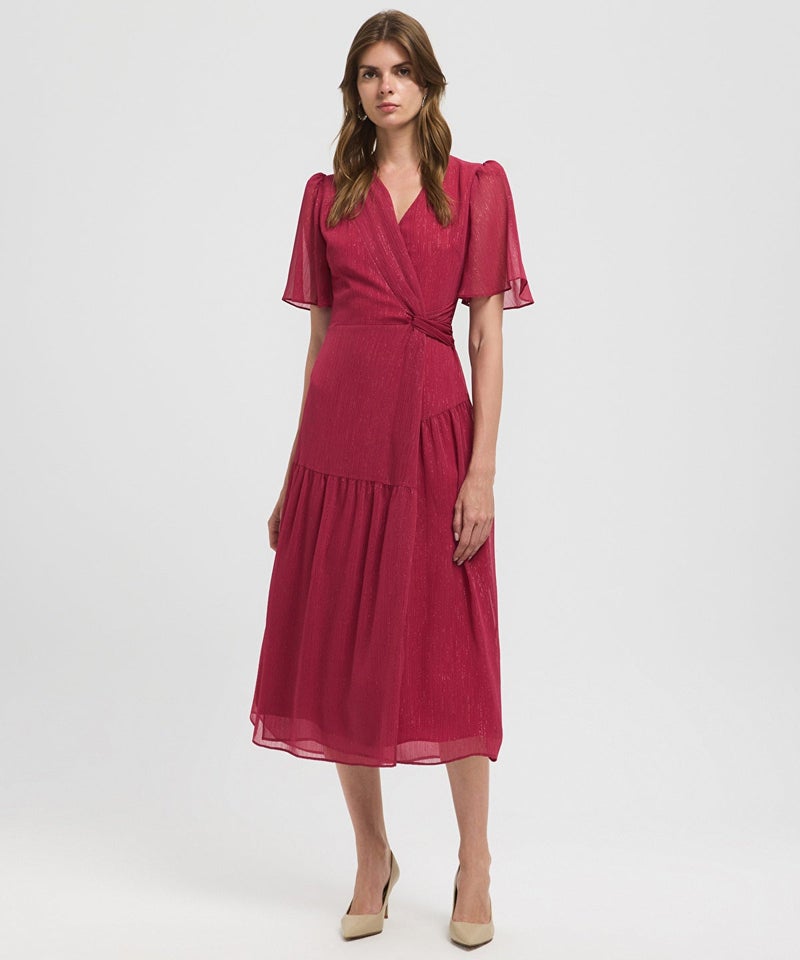 Ipekyol Gathered Wrap Front Dress - Image 2