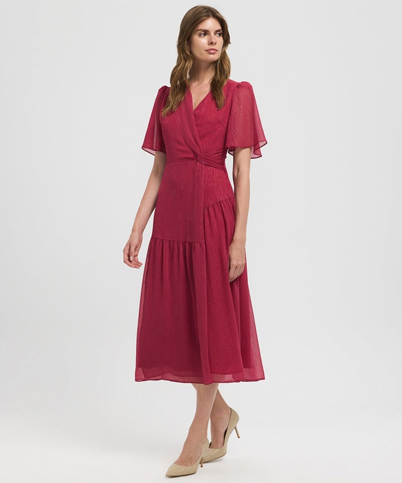 Ipekyol Gathered Wrap Front Dress - Image 1