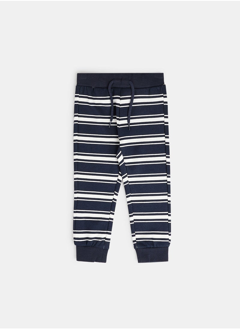 NAME IT - Boys Striped Sweatpants - Image 1