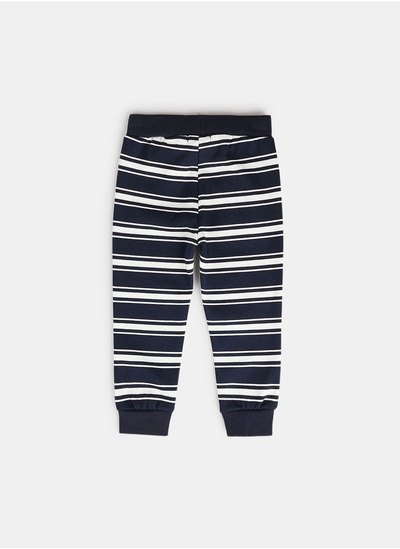NAME IT - Boys Striped Sweatpants - Image 1