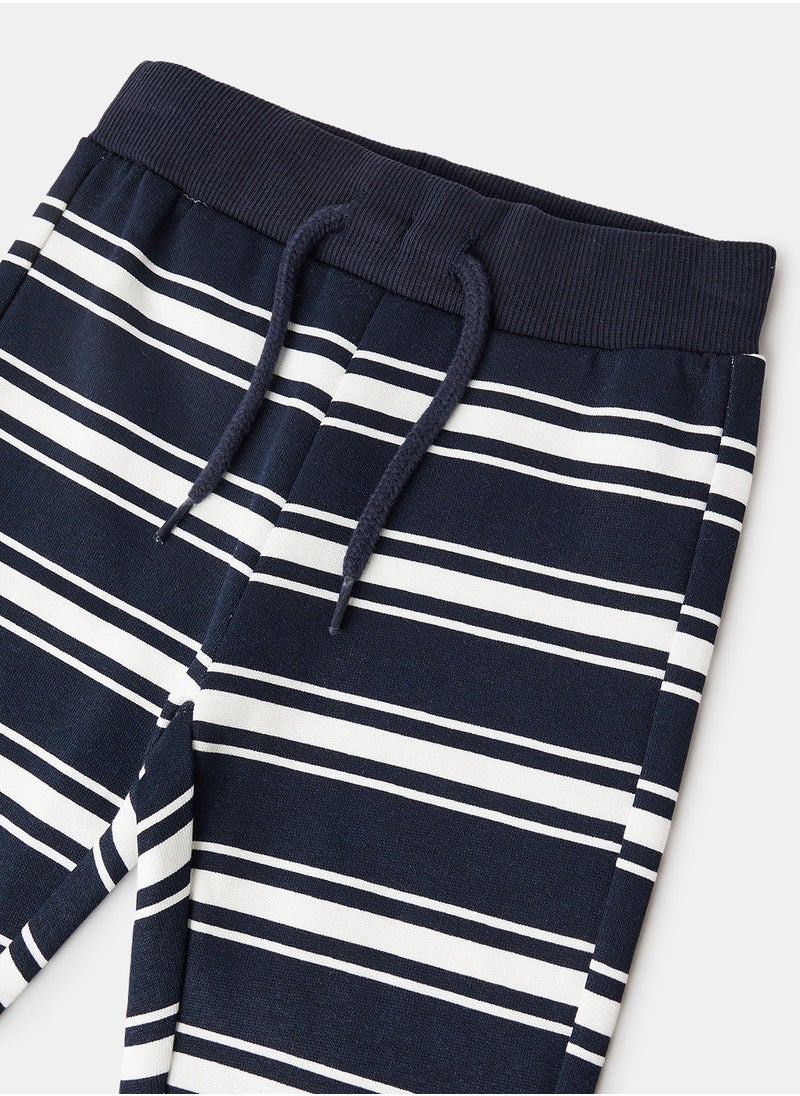 NAME IT - Boys Striped Sweatpants - Image 1