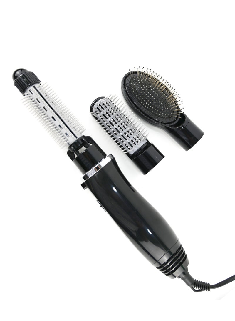 تيم Team 5‑in‑1 Hot Air Hair Styler & Volumizer Set | 800W Blow Dry Brush with 3 Heat Modes, Cool Function, 360° Swivel Cord | Curling, Straightening, Volumizing & Smoothing for All Hair Types - Image 1