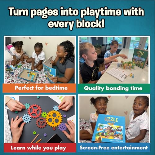 The Uzzle Uzzle Tales Coral Cove Interactive Storybook Puzzle 2in1 Fun Family Story Block Game Ages 7 STEM Learning Story Cards and Story Blocks for Kids - Image 5