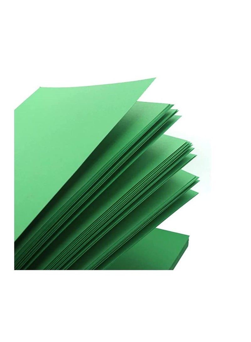 Terabyte A6 BRIGHT GREEN CARD PAPER 160GSM 100SHEETS - Image 1