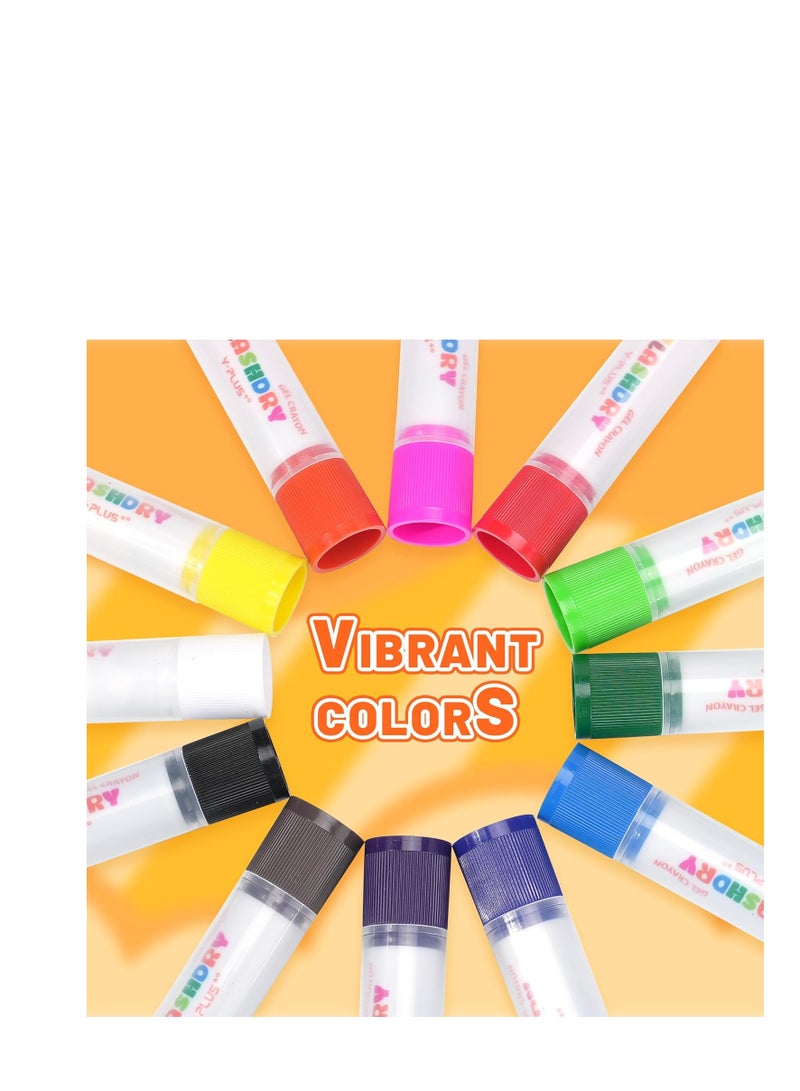 YPLUS Paint Sticks for Kids, 24 Colors Flashdry Tempera Paint Stick for Toddler, Non-toxic Washable Coloring Art Supplies for Ages 2-4 3-5 4-8 - Image 5