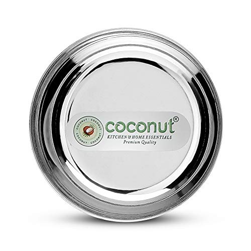 coconut Stainless Steel - Sada Bowl/Vati/Katori Set of 6 | 200ML Each | Durable & Rust-Free | Ideal for Home, Kitchen, Serving Curry, Dal, Chutney | Must-Have Kitchen Essential - Image 4