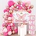 Netnology Pink Butterfly Baby Shower Decorations for Girl Pink Balloon Arch Kit Baby Boxes and Backdrop Kit for Baby Shower Decorations Butterfly Theme Birthday Party Decor - Image 3