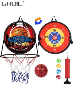GROIC Dart Board for Kids, Basketball Hoop for Kids Toddlers, Sports & Outdoor Play Toys for Kids,Outdoor Games for Kids  - Image 1