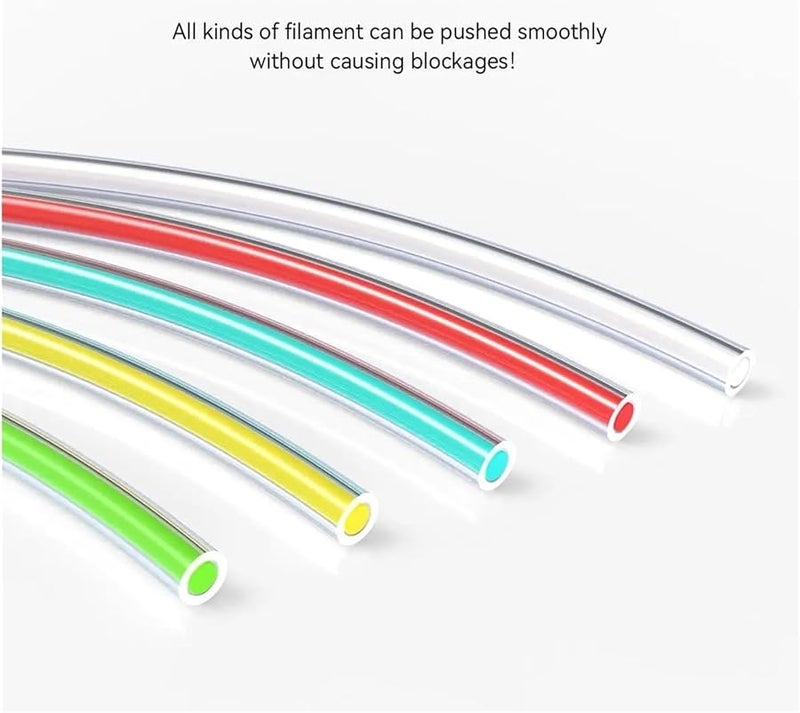 1 متر أنبوب PTFE مع موصلات هوائية لرأس J الساخن طابعة ثلاثية الأبعاد أجزاء البثق - Image 3