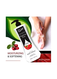 VCare Vcare Brightening Fresh Body Lotion - 1 Liter Bearberry & Licorice Extracts | Moisturizing Body lotion for Dry and Rough Skin| Pump Bottle  - Image 3
