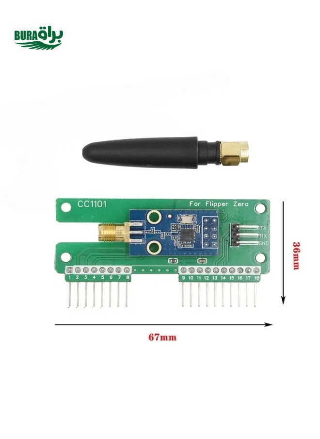 Generic - For Flipper Zero CC1101 433MHz External SubGhz Module(AL-276) - Image 1