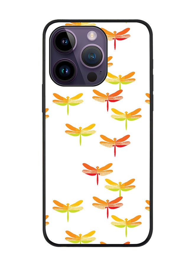 Stylizedd Rugged Black edge case for Apple iPhone 14 Pro Slim fit Soft Case Flexible Rubber Edges Anti Drop TPU Gel Thin Cover - Firefly - Image 1