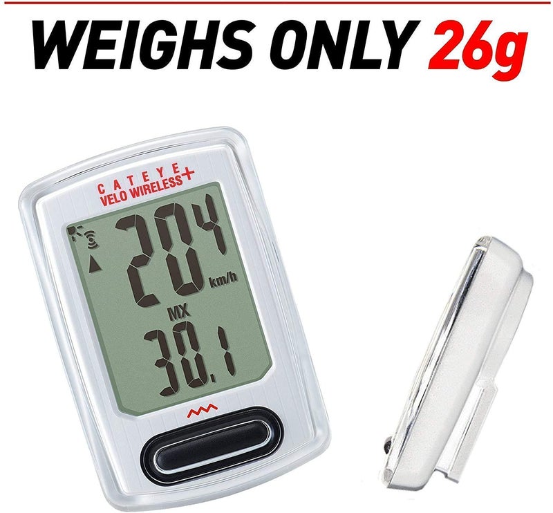 CATEYE - Velo Wireless Plus Bike Computer (White) - Image 4