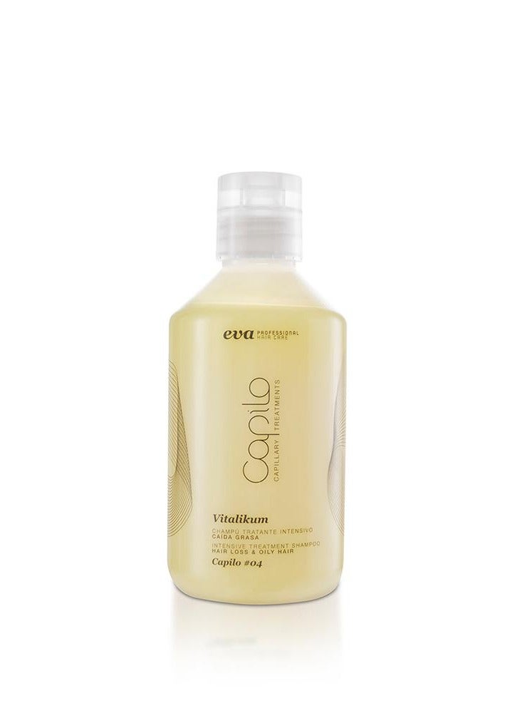 Eva Eva Capilo Vitalikum Shampoo #04 Hairloss/Oily Hair, Strengthens hair and reduces hair loss - 300ml - Image 1