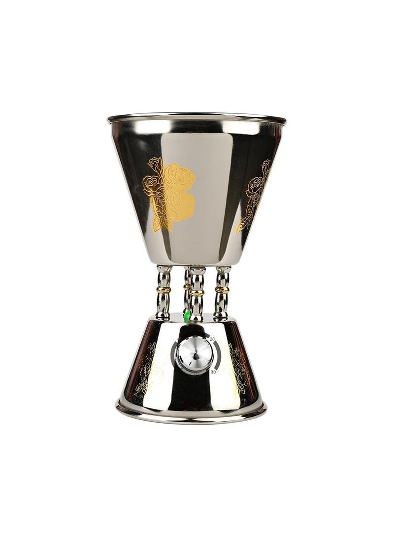 Home Master gold and silver steel electric incense burner - Image 1