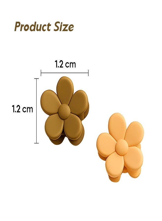 Multibrite Flower Mini Hair Claw Clips | Korean Style Mini Hair Clutcher | Non-Slip & Durable | Strong Hold | Cute Hair Accessories for Daily, Wedding & Party Use for Women & Girls (Pack of 20 Pcs) - Image 4