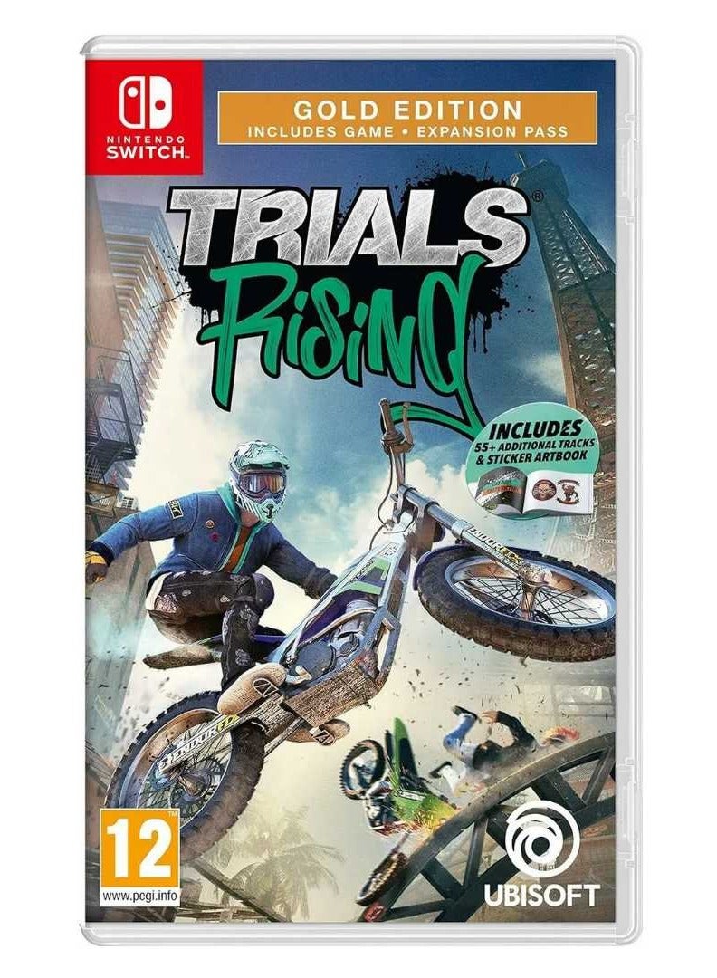 SWITCH 0 Trials Rising Gold Edition - Nintendo Switch Edition - Physics-Based Motorcycle Racing Game - Image 1