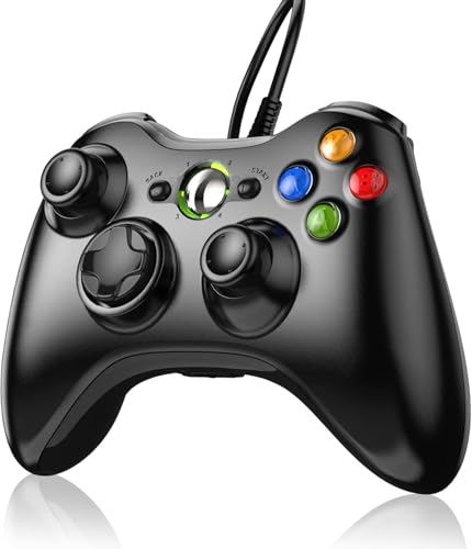 Lyyes Wired Controller for Xbox 360, Wired Controller Compatible with Xbox 360/Slim and PC Windows, 2 Pack - Image 2